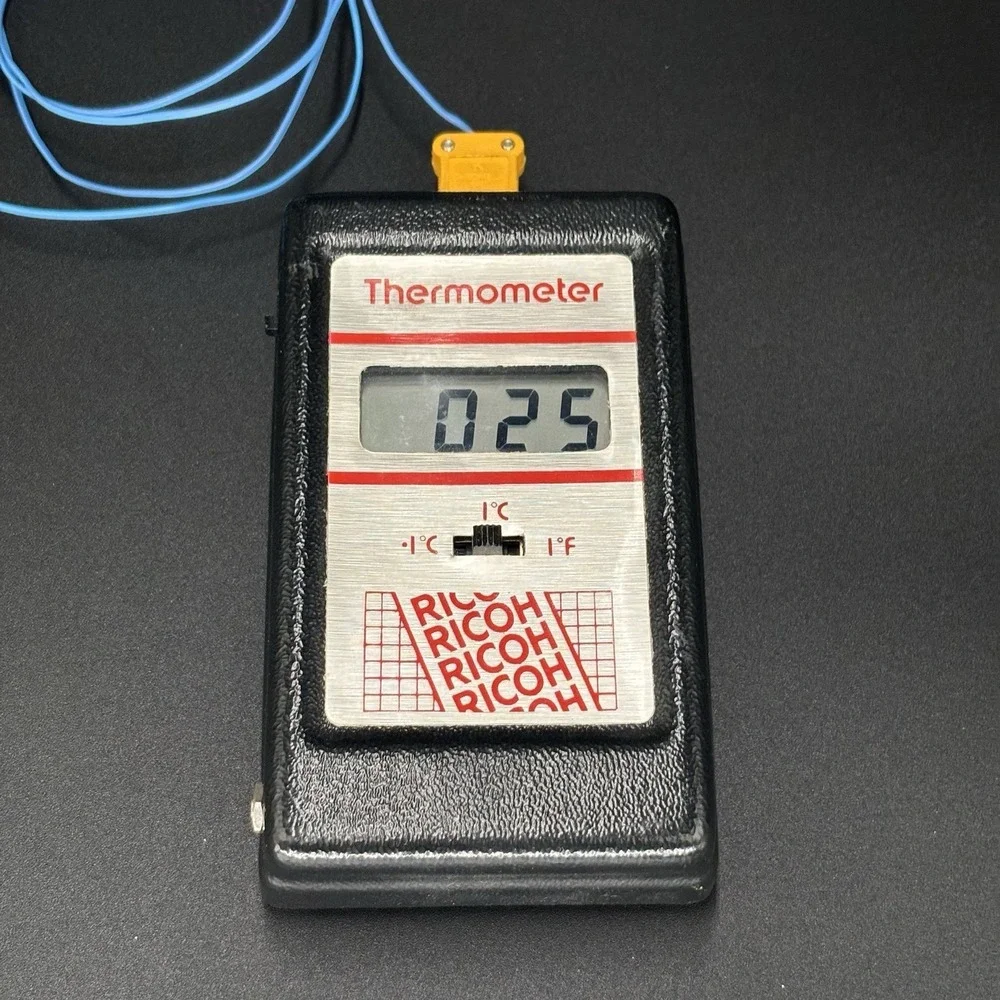 Vintage‎ Ricoh Digital Thermometer Model 1003 Made in England - Working